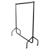 6ft Black Clothes Rail 20004