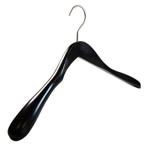 Broad Shaped Wooden Jacket Hangers 44cm (Box of 20) 51045