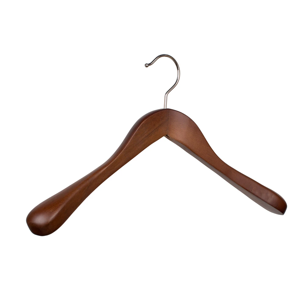 Broad Shaped Wooden Showroom Hangers 46cm (Box of 12) 50032