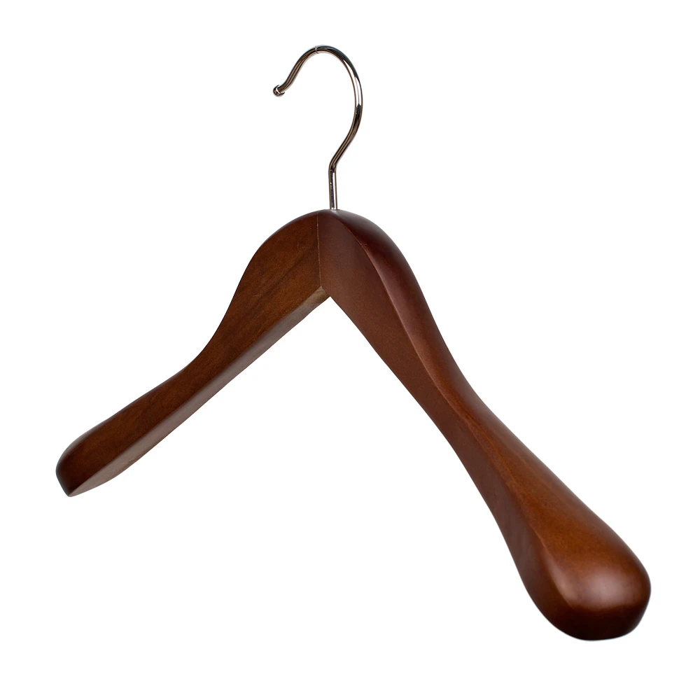 Broad Shaped Wooden Showroom Hangers 46cm (Box of 12) 50032