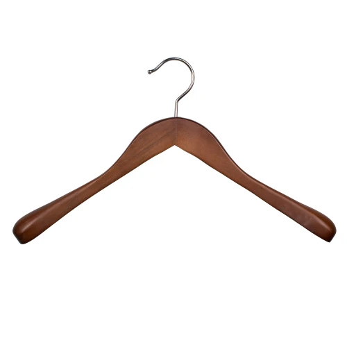 Broad Shaped Wooden Showroom Hangers 46cm (Box of 12) 50032