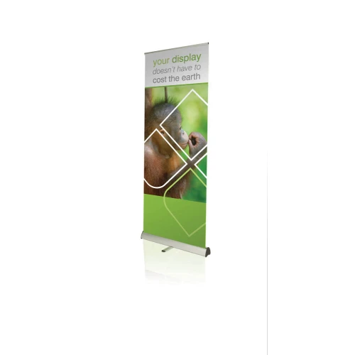 Eco Roller Banner Single Sided 800mm Wide Silver 80065