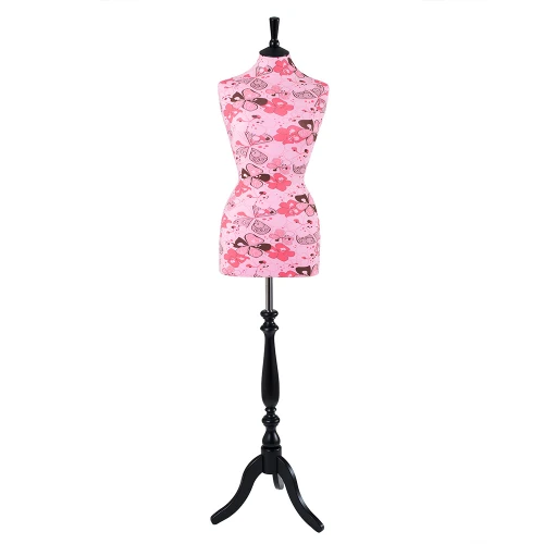 Female Dressmakers Mannequin Pink Flower Jersey 36 Inch Bust 75402