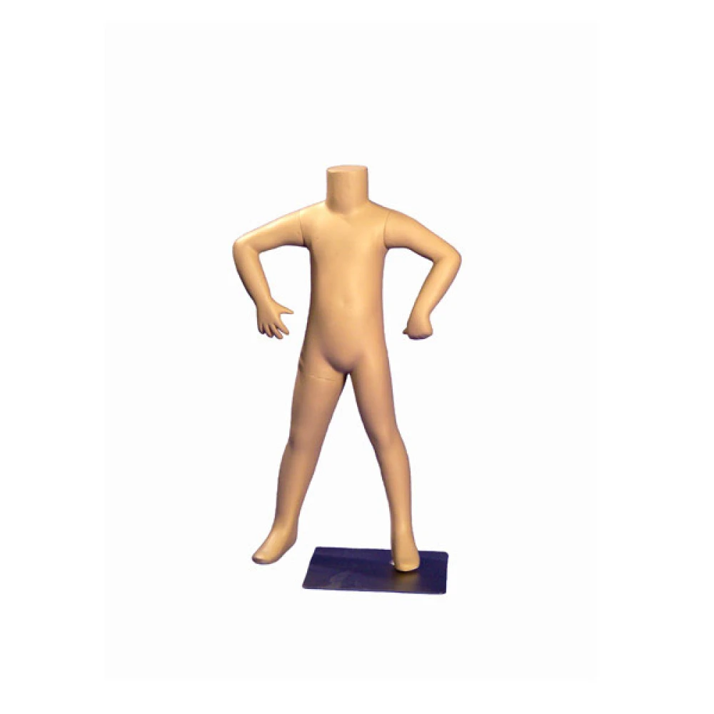 Flesh Tone - Arms Raised - Headless Child Mannequin 4 Yrs  72302