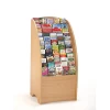 Floor Standing Wooden Brochure Display 60 Slot 15025