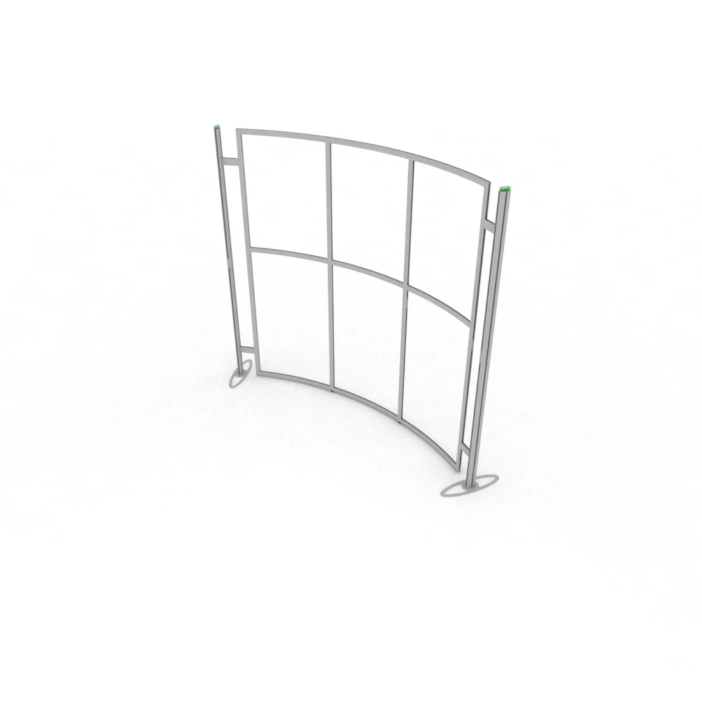 Free Standing Straight Modular Display Stand - 2000mm (H) x 2030mm (W) 84212