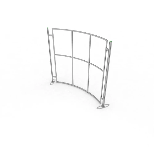 Free Standing Straight Modular Display Stand - 2000mm (H) x 2030mm (W) 84212