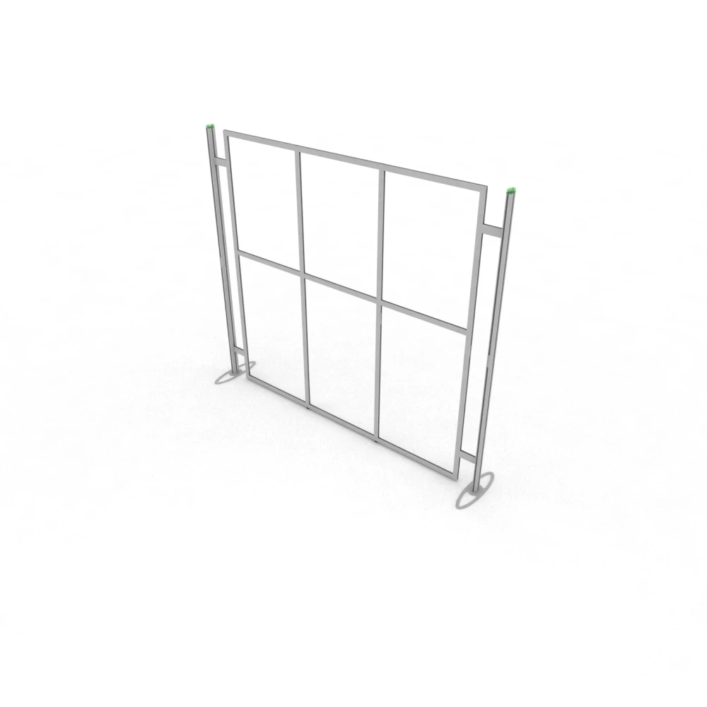 Free Standing Straight Modular Display Stand - 2000mm (H) x 2030mm (W) 84212