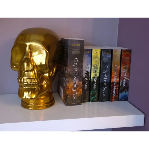 Gold Glass Skull - 77325