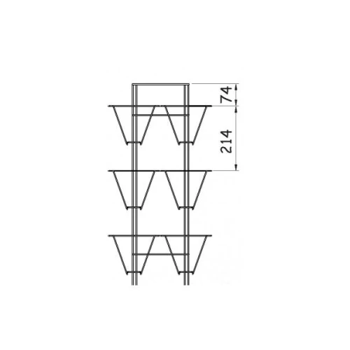 Greeting Card 8x6 Spinner 48 Pockets Display Stand 15021