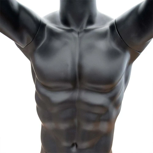 Male Black Matt Basketball Mannequin 74116