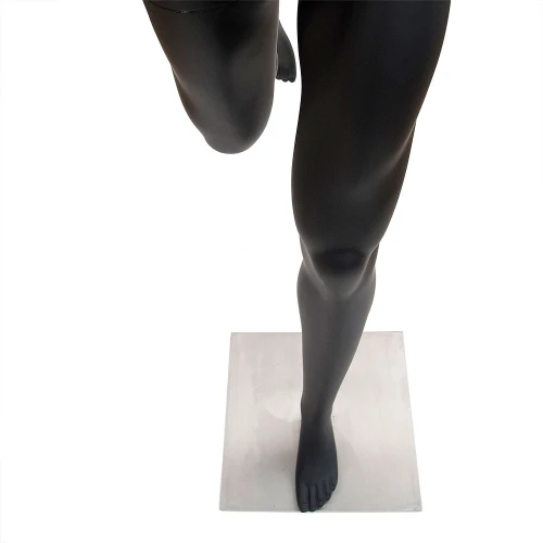 Male Black Matt Running Mannequin 74115