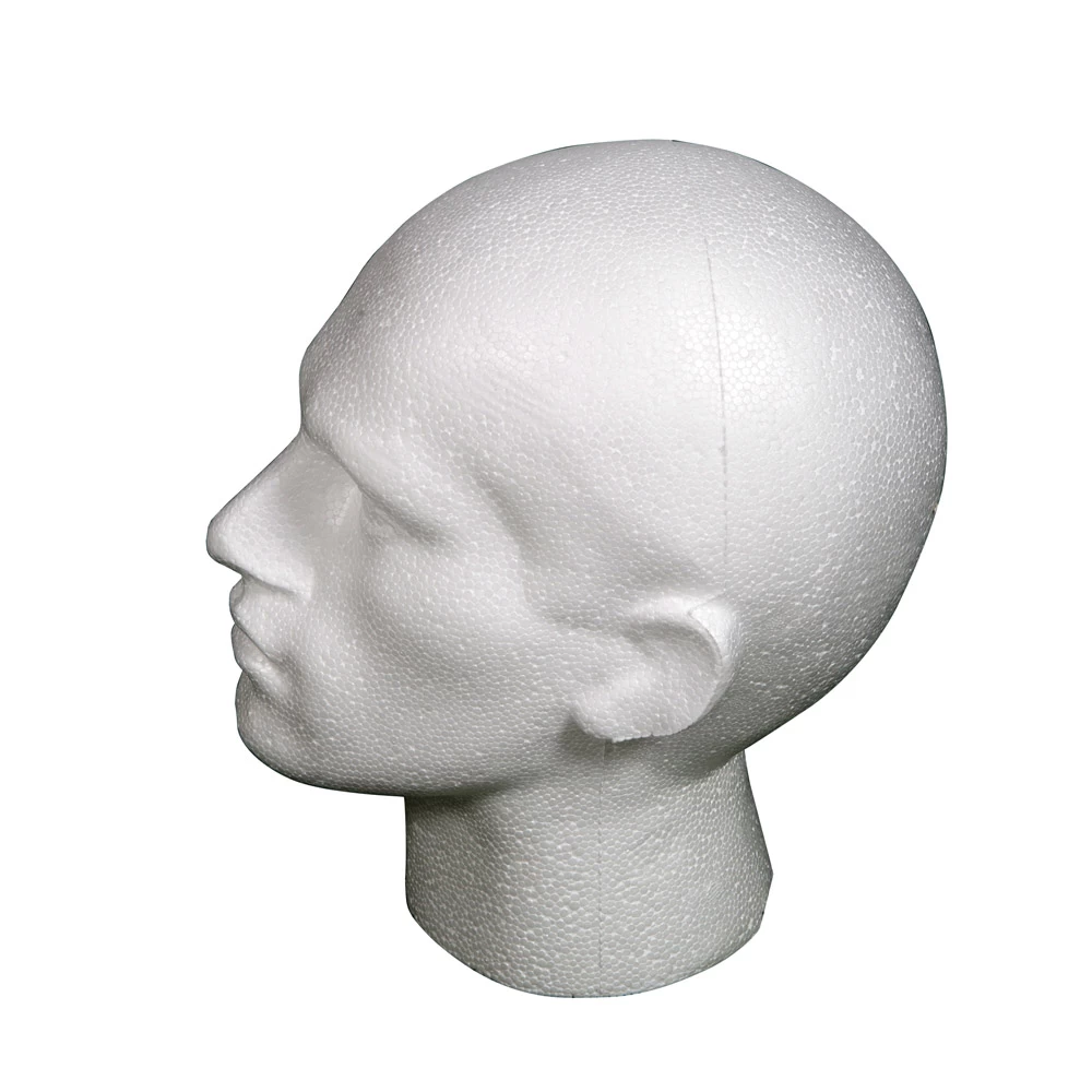 Male White Budget Polystyrene Head 77302