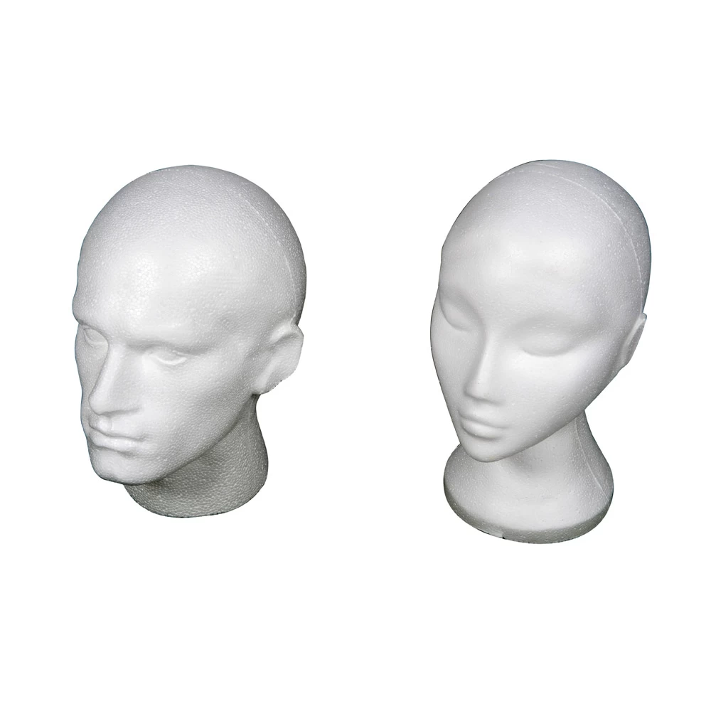 Male White Budget Polystyrene Head 77302