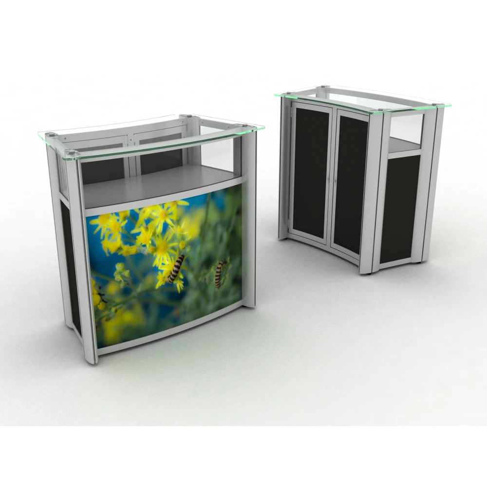 Point Of Sale Counter Display With Lockable Doors 30100