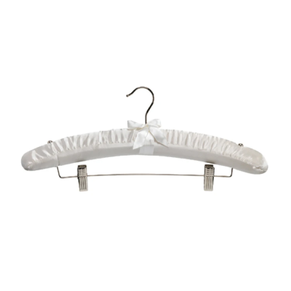 Satin Padded Clip Hangers (Box of 50) - Shoulder Beads 56022