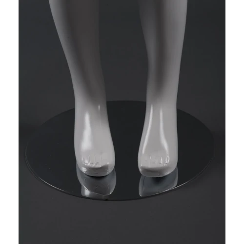 White Gloss-Hands at Side Boy Mannequin 7-8 Yrs 72101