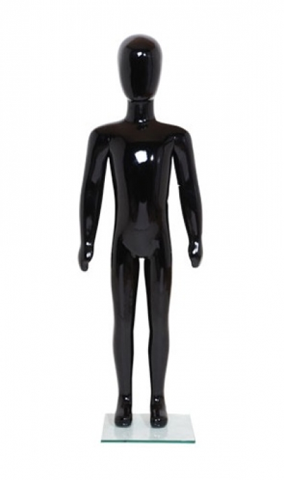 Black Gloss Child Mannequin | Cheap Childrens Manikin